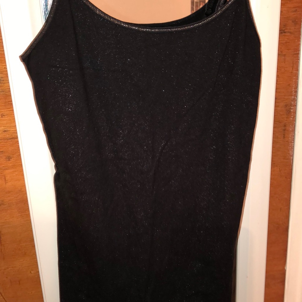 Black glitter camisole
